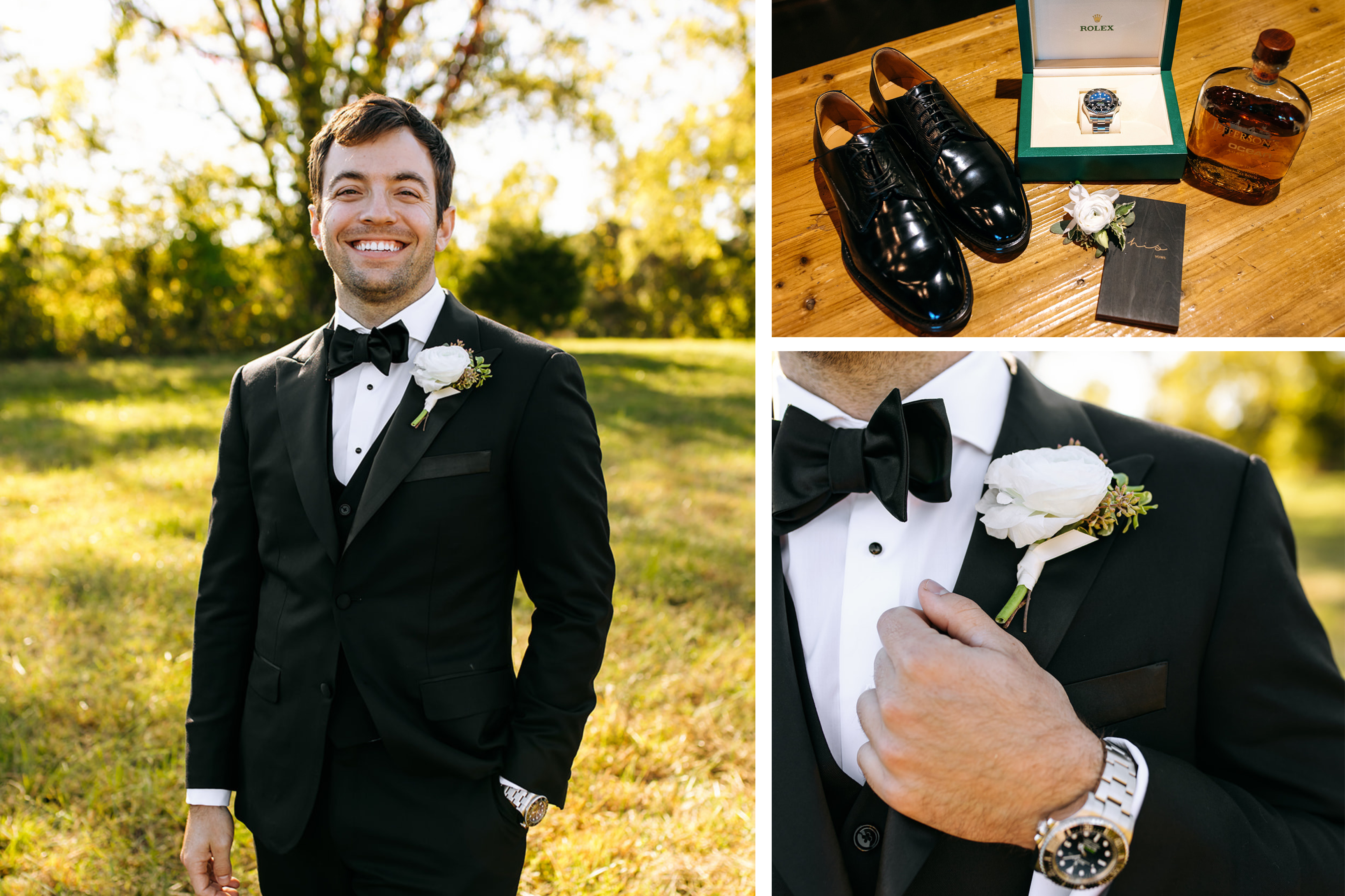 mint springs tennessee wedding fall