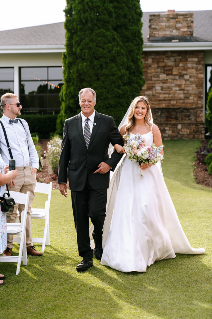 hermitage golf course wedding ceremony