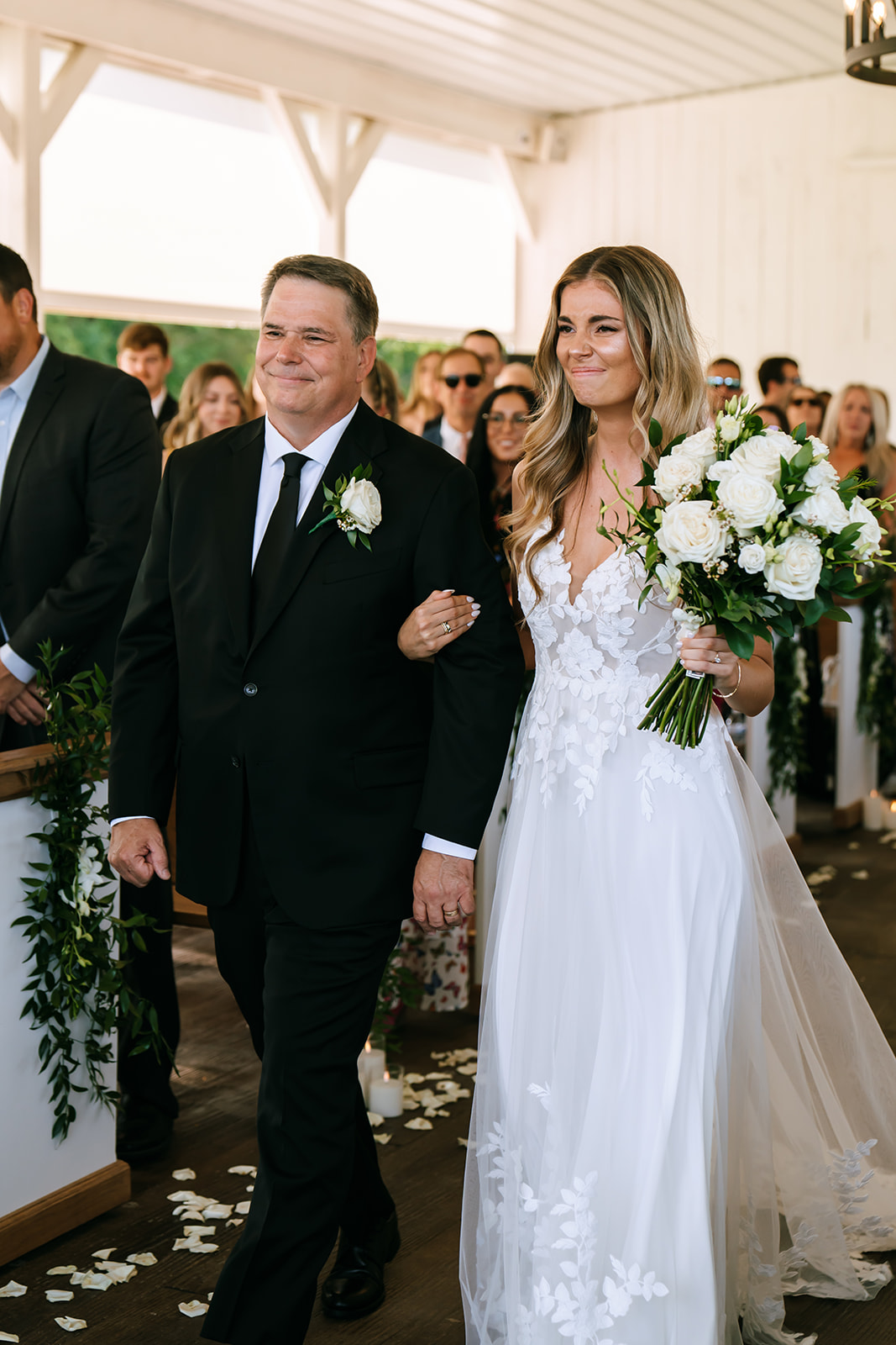 white dove barn wedding