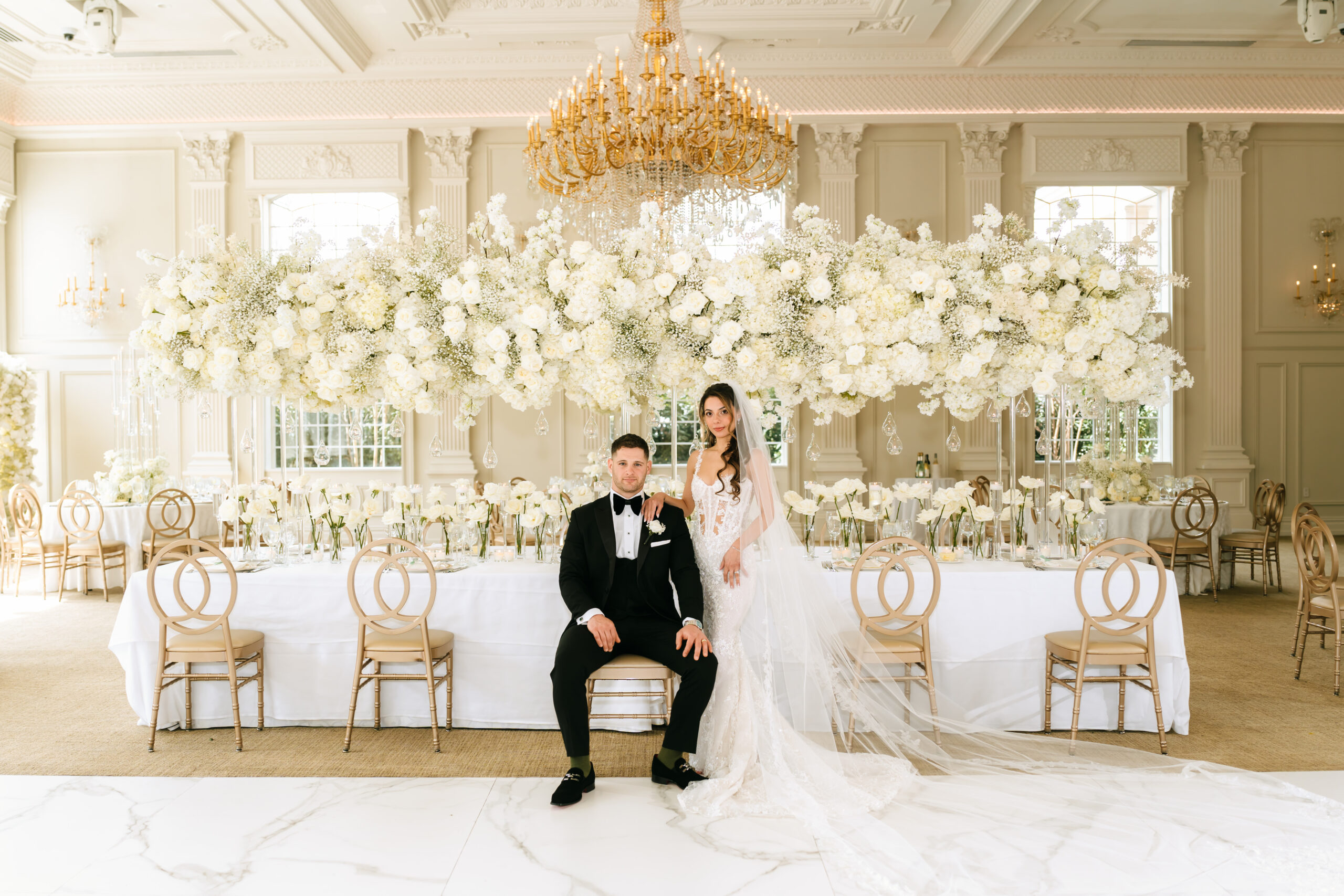 the estate at florentine gardens wedding couple